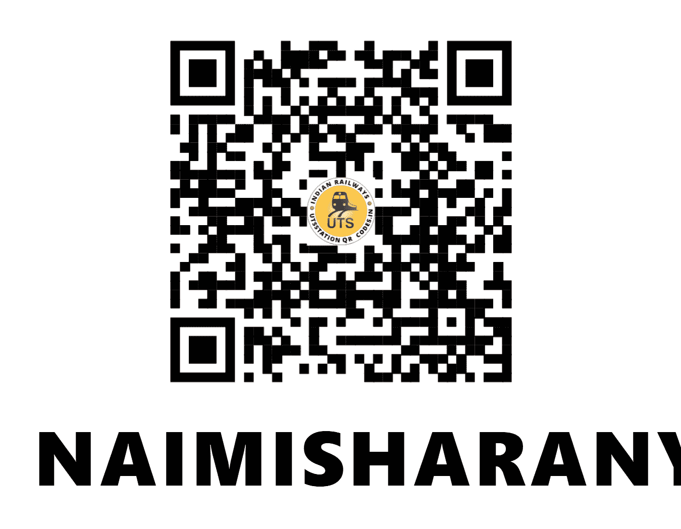 UTS QR Code for NAIMISHARANYA - NM - NR (UTTAR PRADESH)